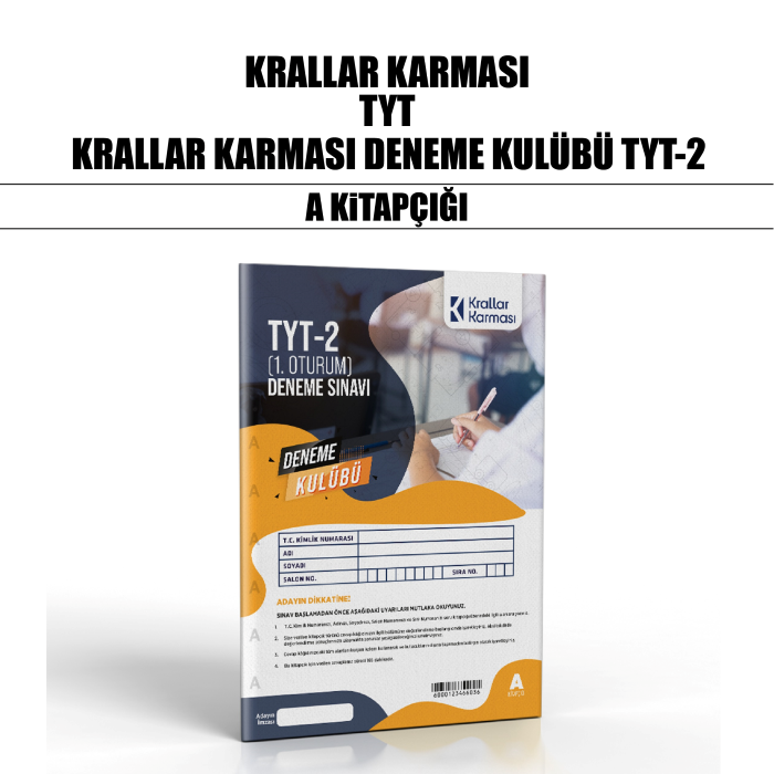 KRALLAR TYT DENEME KULÜBÜ SNV 2-A - 25-26